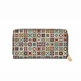 BloomNeedle Rustic Harmony Leather Wallet