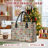 BloomNeedle Rustic Harmony Leather Bag