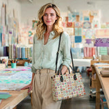 BloomNeedle Rustic Harmony Leather Bag