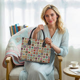 BloomNeedle Rustic Harmony Leather Bag