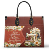 BloomNeedle Stitch Grace Leather Bag