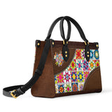 BloomNeedle Patchwork Bliss Leather Bag
