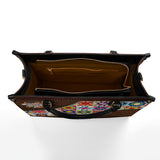 BloomNeedle Patchwork Bliss Leather Bag